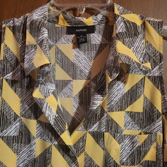 Alfani Shirt Dress Collared with buttons down the front and pocket design Sz12 - Picture 4 of 6